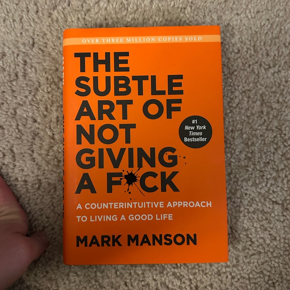 Orange Book: The Subtle Art of Not Giving a F*ck